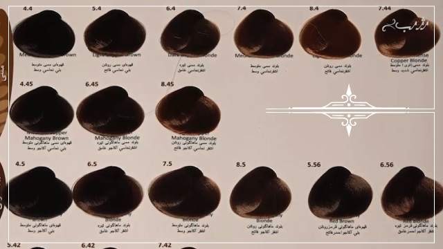 آموزش ترکیب رنگ مو از روی کاتالوگ