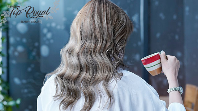 آمورش رنگ و مش | تکنیک همزمان رنگ مو و هایلایت