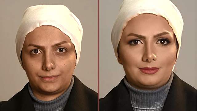 فیلم مراحل آرایش صورت ایرانی