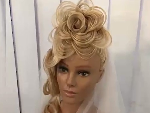 مدل مو جلوی سر برای عروس